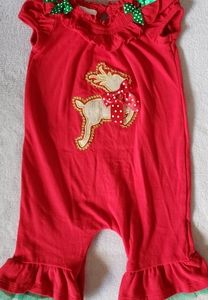 Bonnie Baby Holiday/Christmas Romper